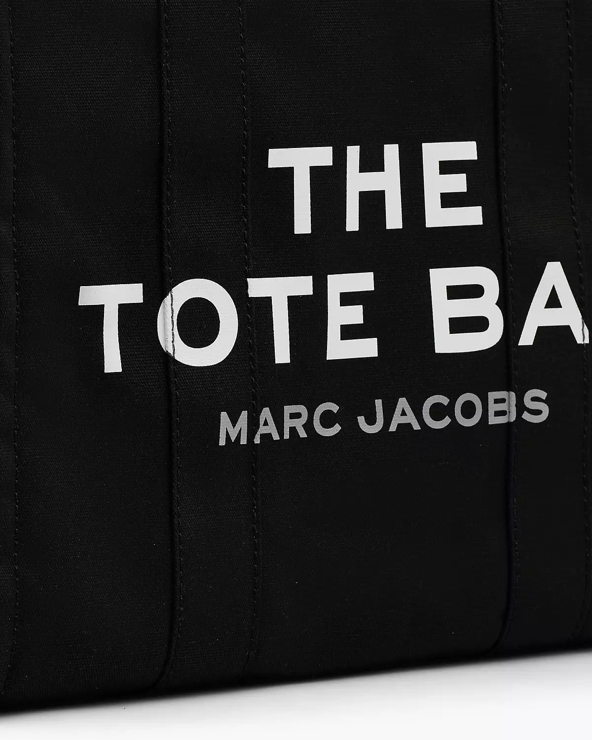 THE Marc Jacobs CANVAS LARGE TOTE BAG Black