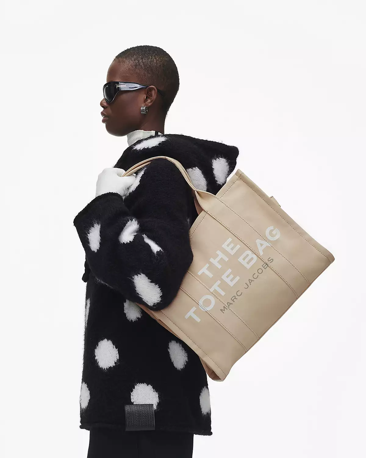 THE Marc Jacobs CANVAS LARGE TOTE BAG Beige