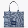 THE Marc Jacobs CANVAS LARGE TOTE BAG Blue Shadow