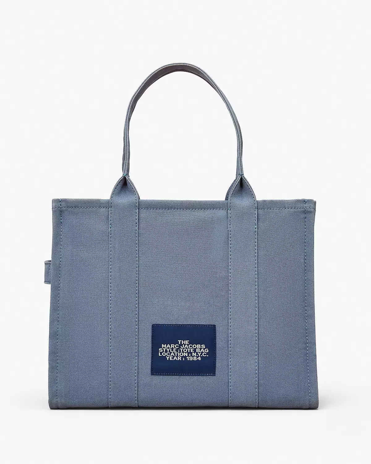 THE Marc Jacobs CANVAS LARGE TOTE BAG Blue Shadow