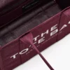 THE Marc Jacobs CANVAS LARGE TOTE BAG Dark Plum