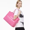 THE Marc Jacobs CANVAS LARGE TOTE BAG Bow Pink