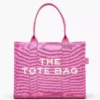 THE Marc Jacobs CANVAS LARGE TOTE BAG Bow Pink