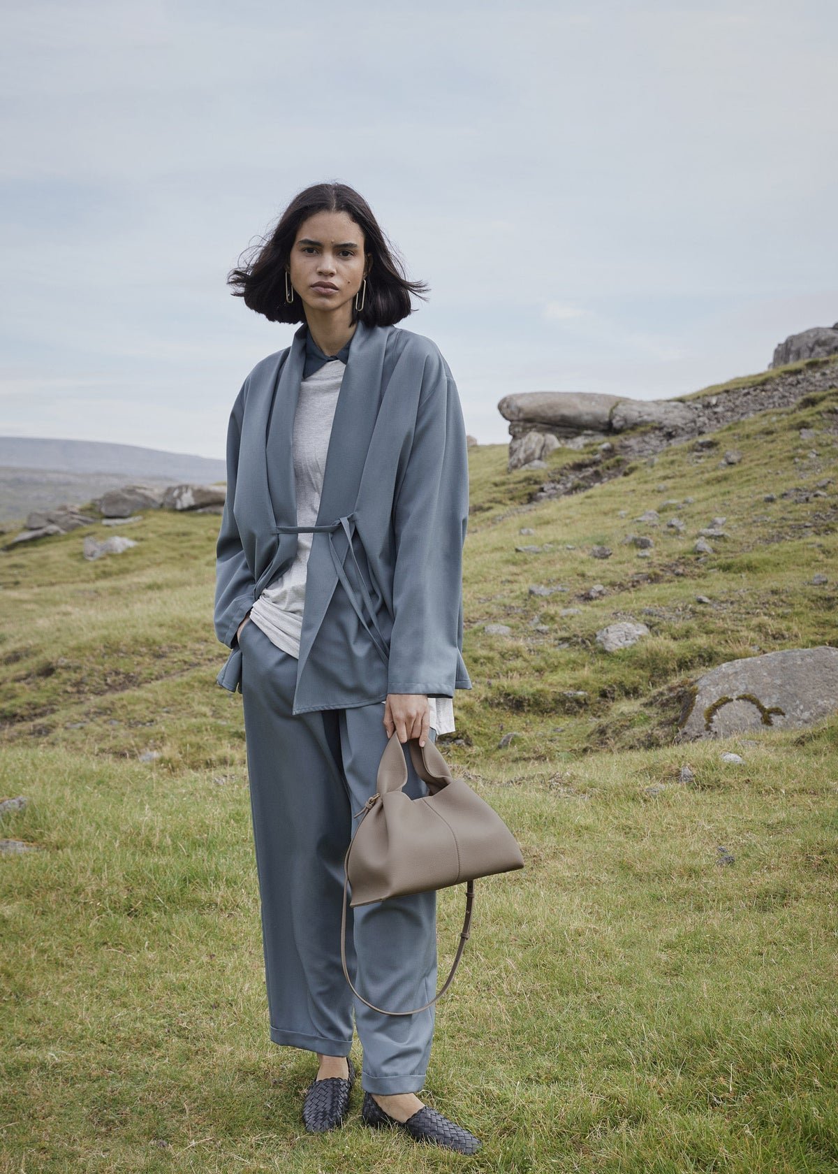 Polène Numéro Neuf Edition Textured Taupe