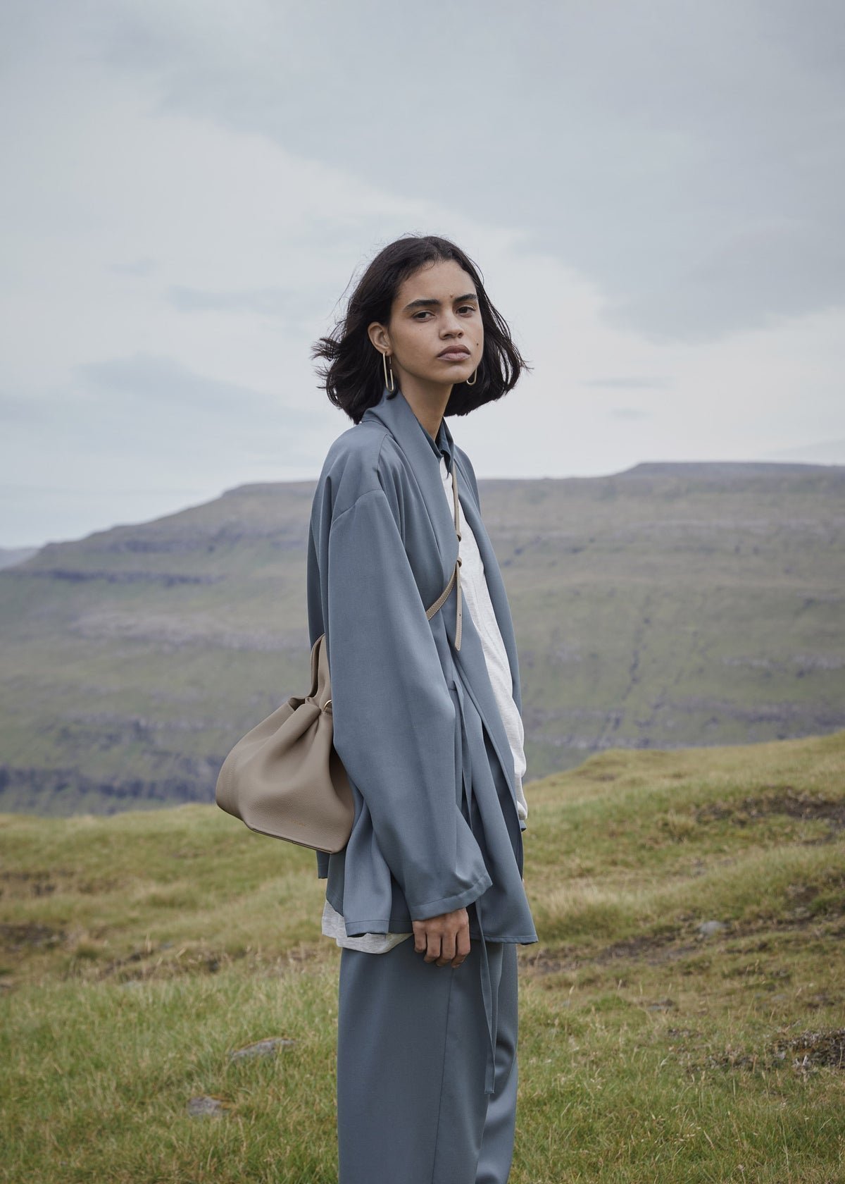 Polène Numéro Neuf Edition Textured Taupe