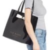 Ted Baker Large Glossy Bow Tote Bag Black