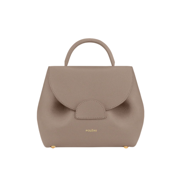 Polène Numéro Un Nano Edition Textured Taupe