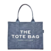 THE Marc Jacobs CANVAS LARGE TOTE BAG Blue Shadow