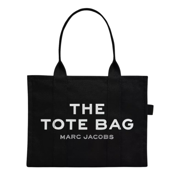 THE Marc Jacobs CANVAS LARGE TOTE BAG Black