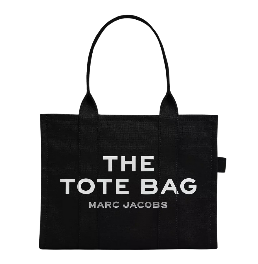 THE Marc Jacobs CANVAS LARGE TOTE BAG Black