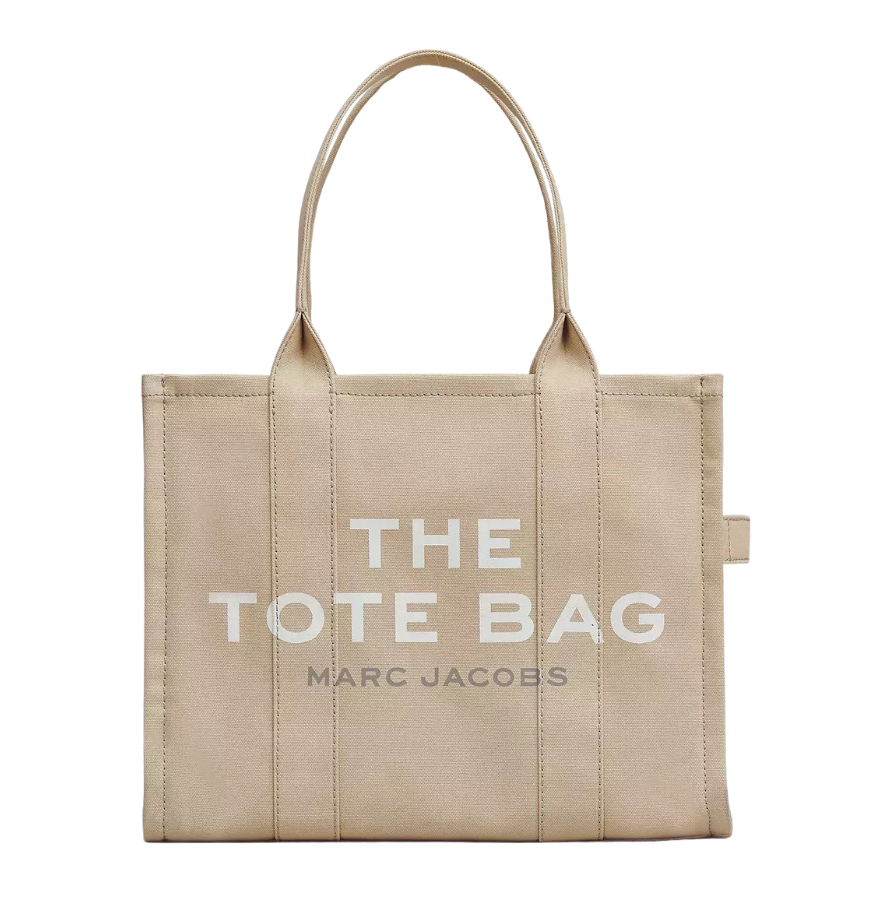 THE Marc Jacobs CANVAS LARGE TOTE BAG Beige