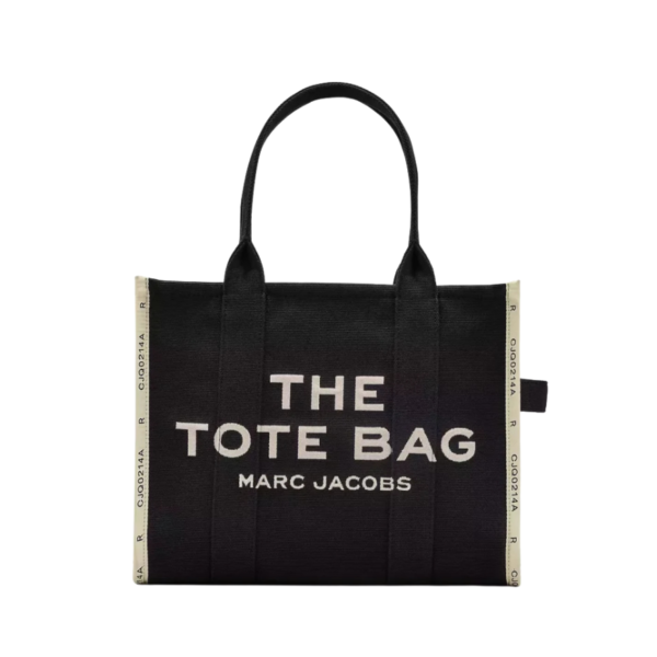 THE Marc Jacobs JACQUARD LARGE TOTE BAG Black