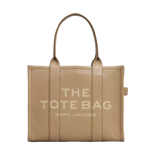 THE Marc Jacobs LEATHER LARGE TOTE BAG Camel