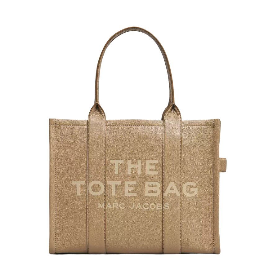 THE Marc Jacobs LEATHER LARGE TOTE BAG Camel