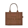 THE Marc Jacobs LEATHER LARGE TOTE BAG Argan Oil