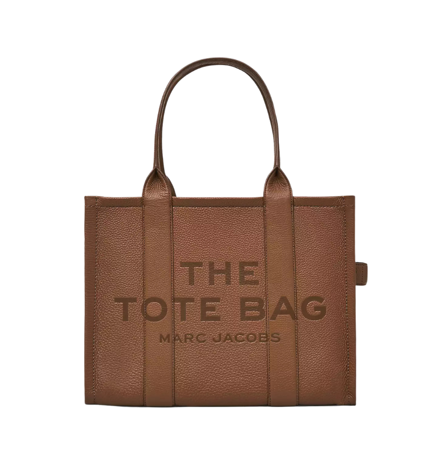 THE Marc Jacobs LEATHER LARGE TOTE BAG Argan Oil