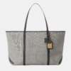 Ralph Lauren Canvas & Leather Large Emerie Tote - Natural/black
