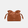 LOEWE Mini Flamenco clutch in nappa calfskin - Squirrel
