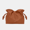 LOEWE Medium Flamenco clutch in nappa calfskin - Squirrel