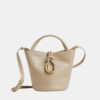 Bottega Veneta Small Leather Liberta Bucket Bag - Neutral