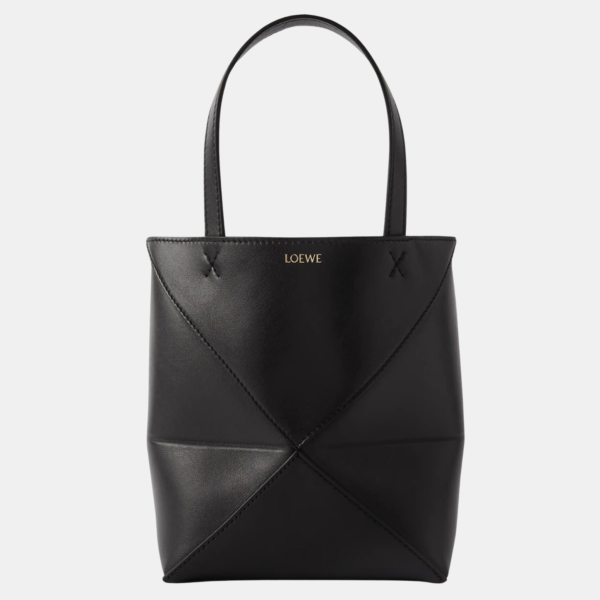 LOEWE Puzzle Fold Tote mini bag - Black
