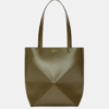 LOEWE Puzzle Fold Tote Medium bag - Dark Khaki