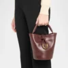 Bottega Veneta Small Leather Liberta Bucket Bag - Brown