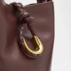Bottega Veneta Small Leather Liberta Bucket Bag - Brown