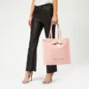 Ted Baker Large Glossy Bow Tote Bag Pink