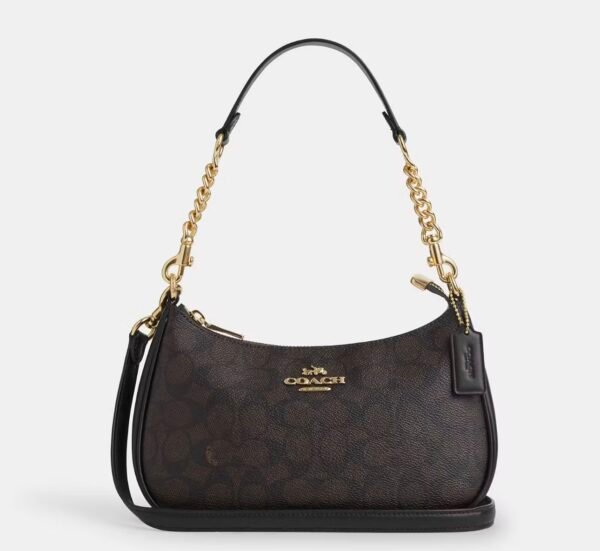 Coach Teri Shoulder Bag In Signature Canvas