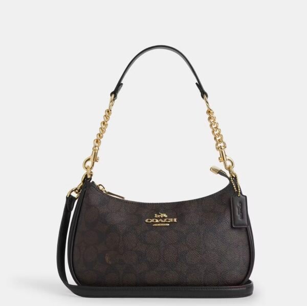Coach Teri Shoulder Bag In Signature Canvas