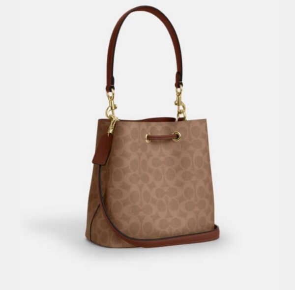COACH Rowan Bucket Bag In Signature Canvas