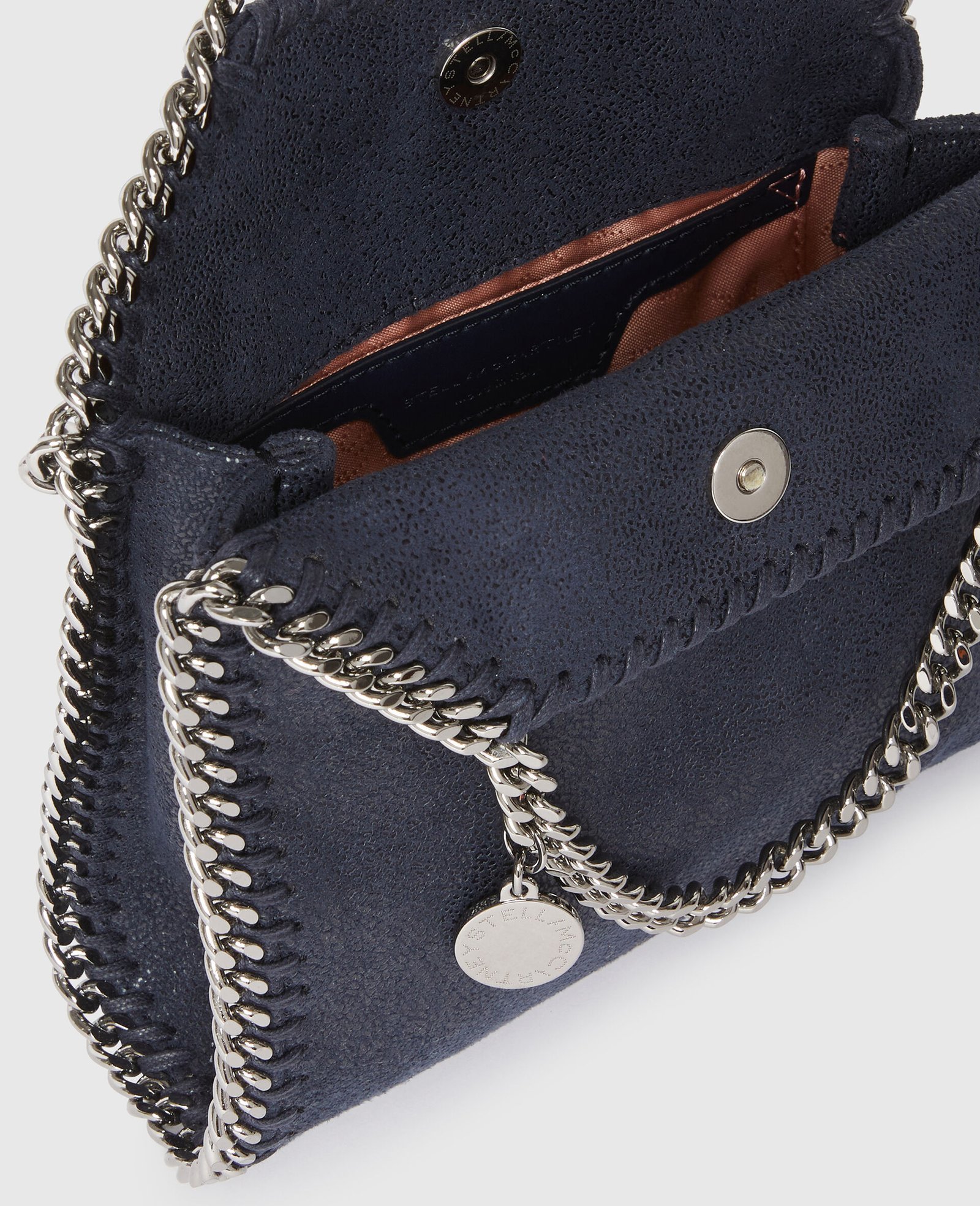 Stella McCartney Falabella Tiny Tote Bag Black Midnight