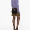 Stella McCartney Falabella Mini Tote Bag Black Gold