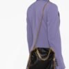 Stella McCartney Falabella Mini Tote Bag Black Gold