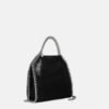 Stella McCartney Falabella Tiny Tote Bag Black Silver