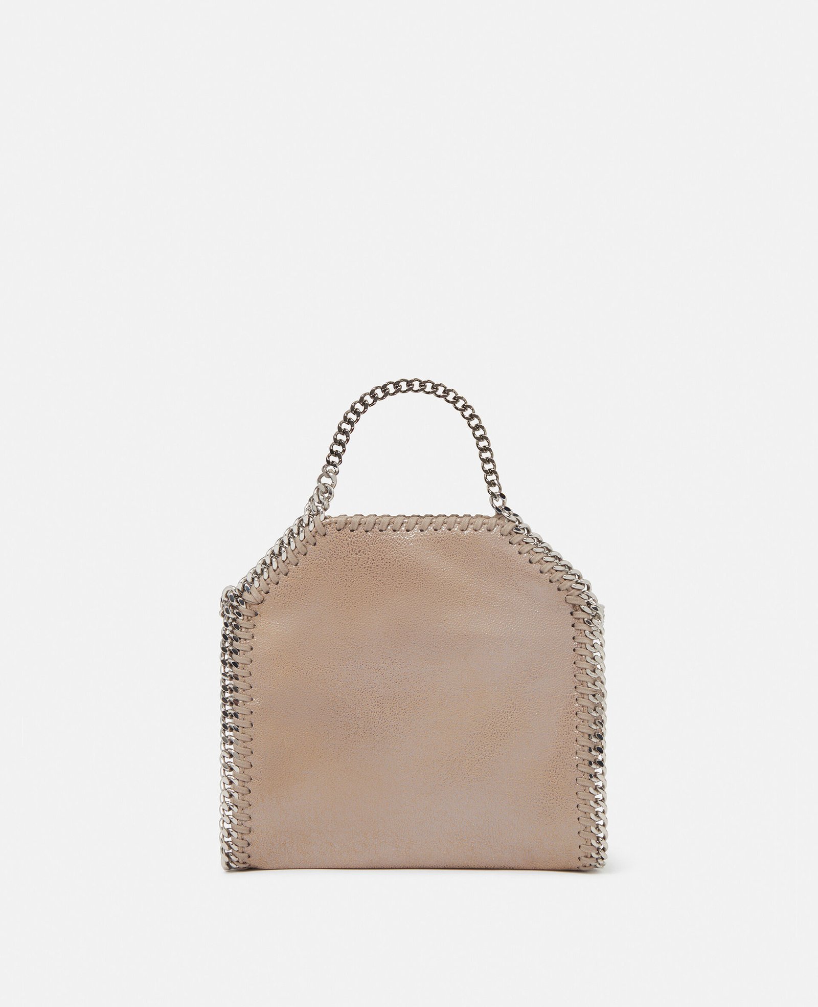 Stella McCartney Falabella Tiny Tote Bag Black Pink pearl