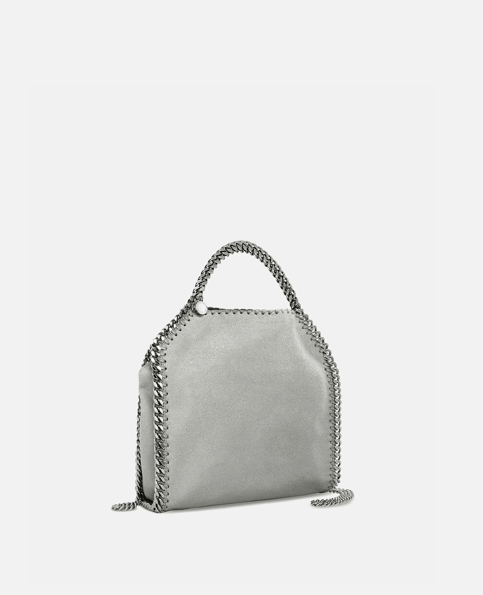 Stella McCartney Falabella Tiny Tote Bag Black Grey
