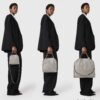 Stella McCartney Falabella Tiny Tote Bag Black Silver
