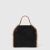 Stella McCartney Falabella Tiny Tote Bag Black Gold