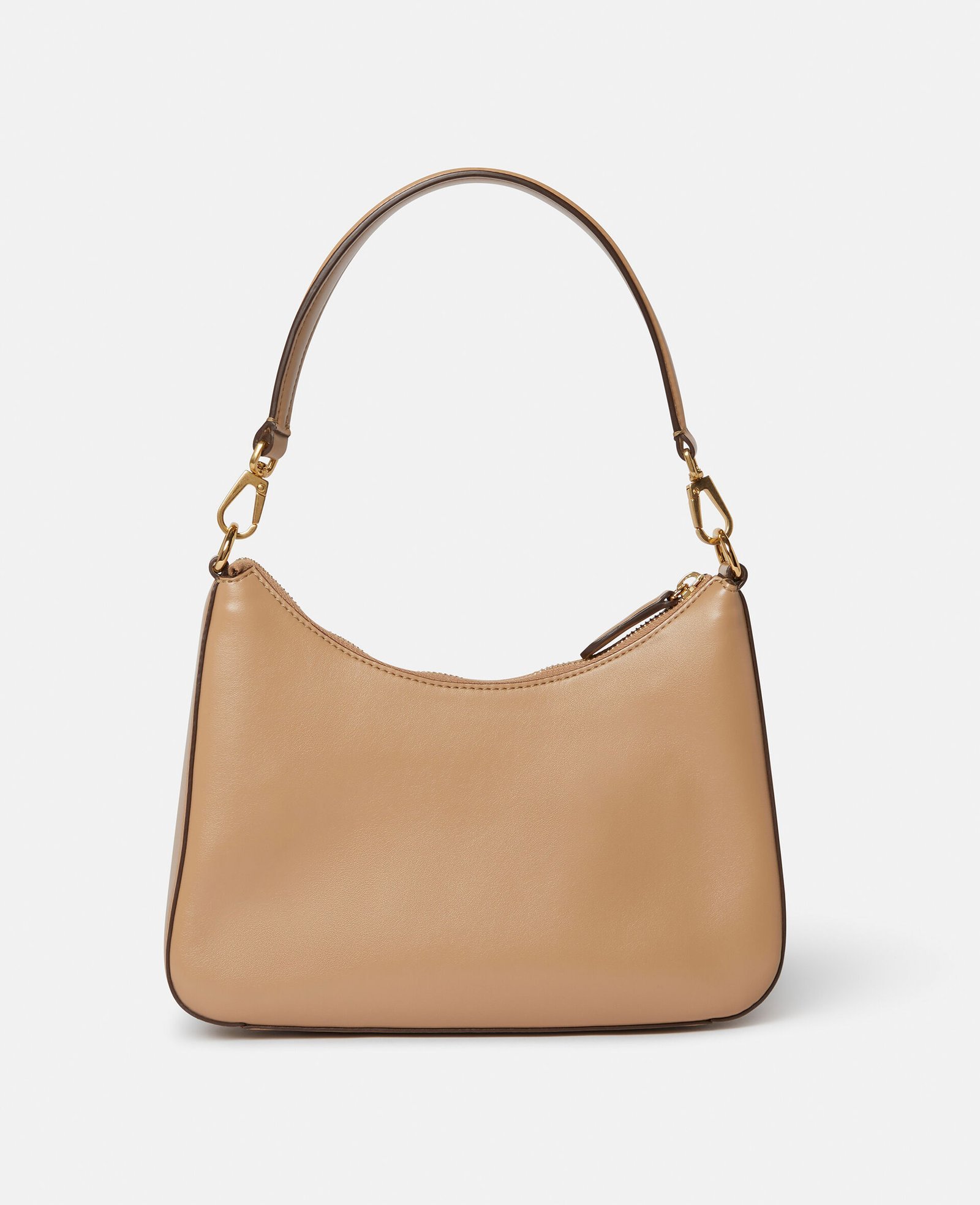 Stella McCartney Logo Crossbody Shoulder Bag Natural