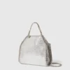 Stella McCartney Falabella Tiny Tote Bag Black Silver