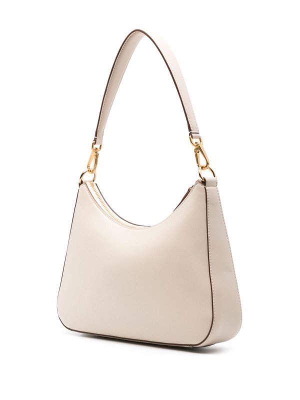 Stella McCartney Logo Crossbody Shoulder Bag Light beige