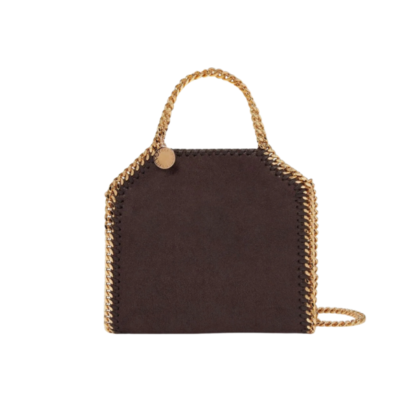 Stella McCartney Falabella Tiny Tote Bag Brown