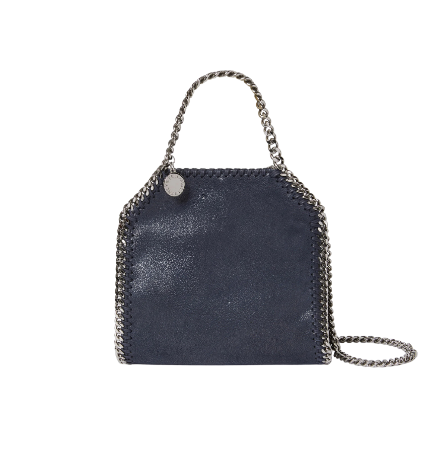 Stella McCartney Falabella Tiny Tote Bag Black Midnight