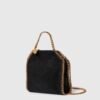 Stella McCartney Falabella Tiny Tote Bag Black Gold