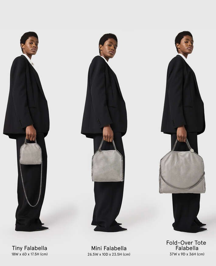 Stella McCartney Falabella Mini Tote Bag Grey