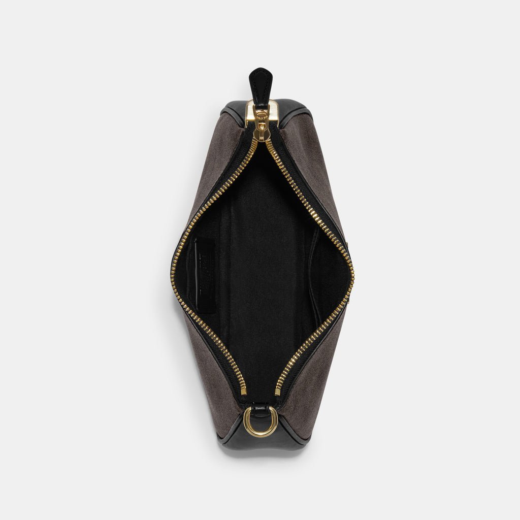 Coach Teri Shoulder Bag In Signature Canvas Brown Black