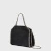 Stella McCartney Falabella Mini Tote Bag Black Silver