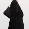 Stella McCartney Logo Crossbody Shoulder Bag Black